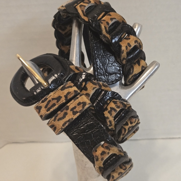 VINTAGE Animal Print Belt - Picture 11 of 11
